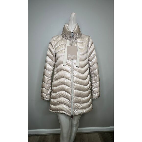 Herno Quilted Coat in Chantilly IT 38/ US 2 $855 - Picture 7 of 14